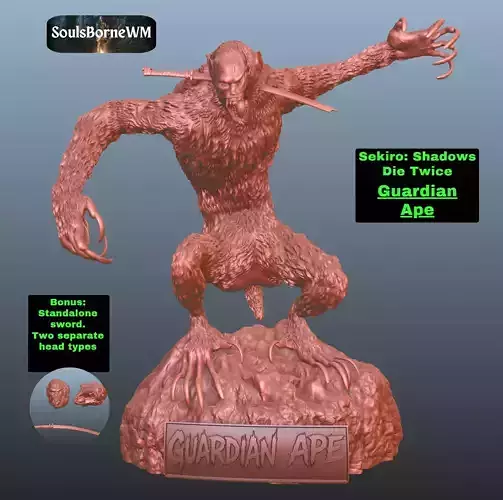 Sekiro Guardian Ape Phase 1 Pose 1