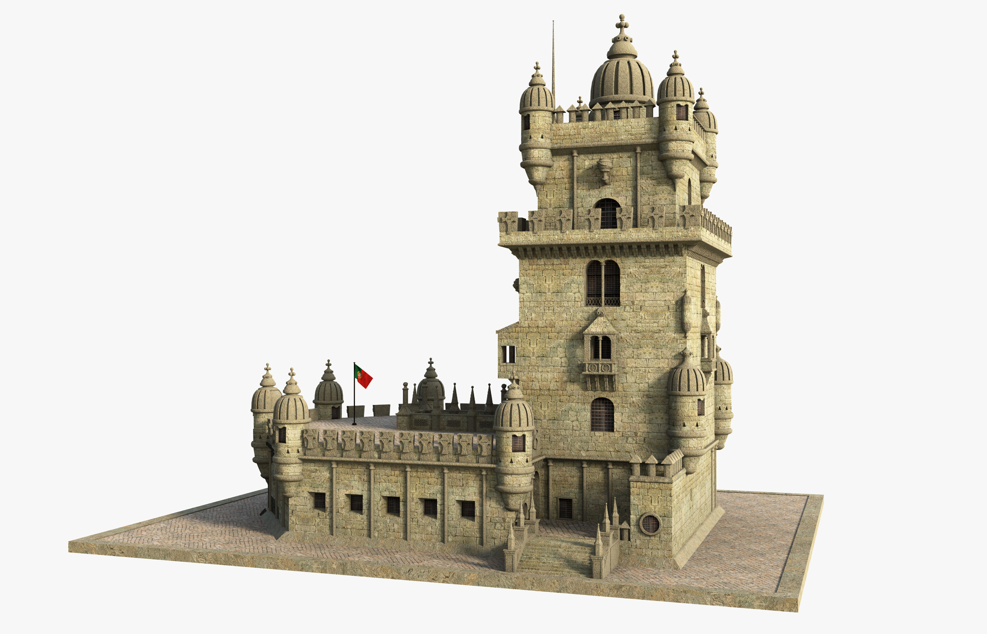 Belem Tower Portugal 3D model