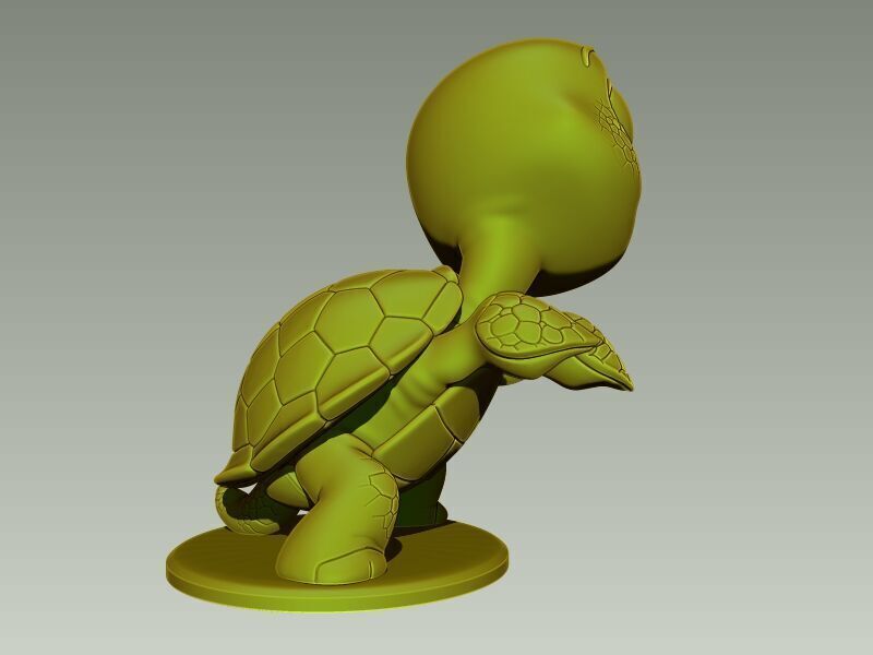 Kawaii Turtle Baby 3D print model_4