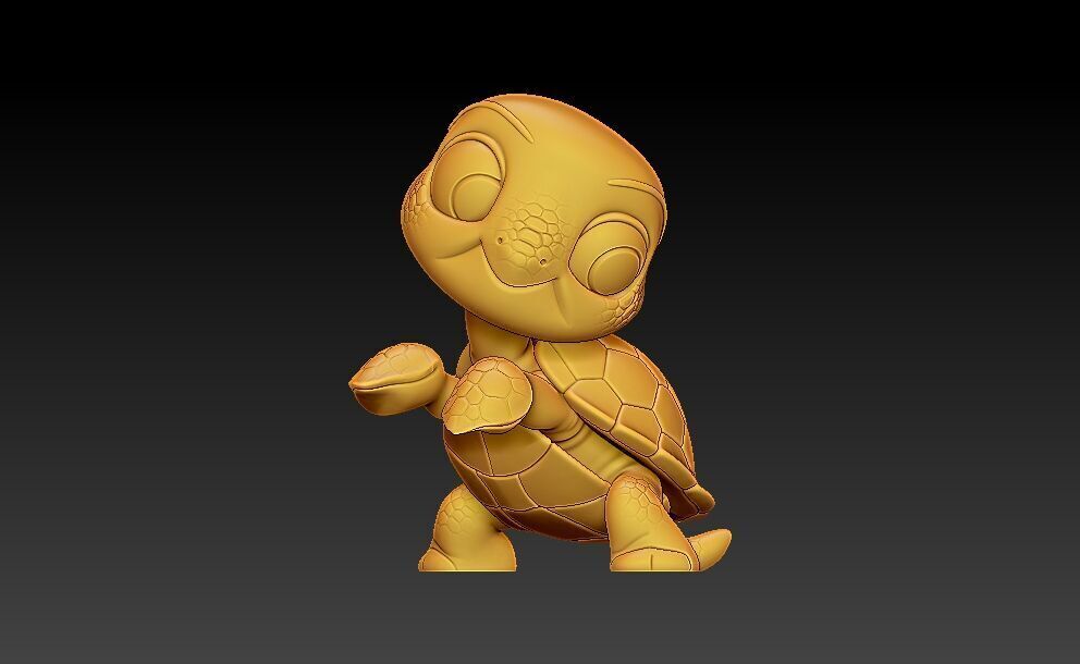 Kawaii Turtle Baby 3D print model_6