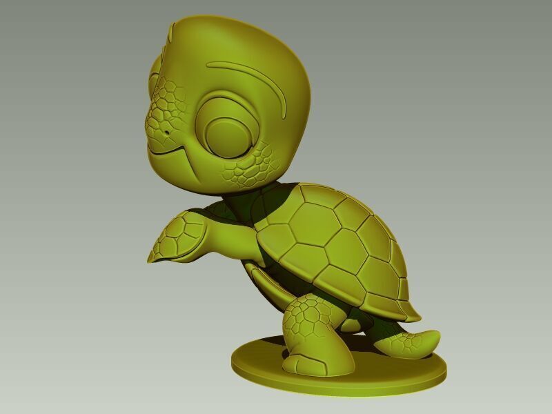 Kawaii Turtle Baby 3D print model_1