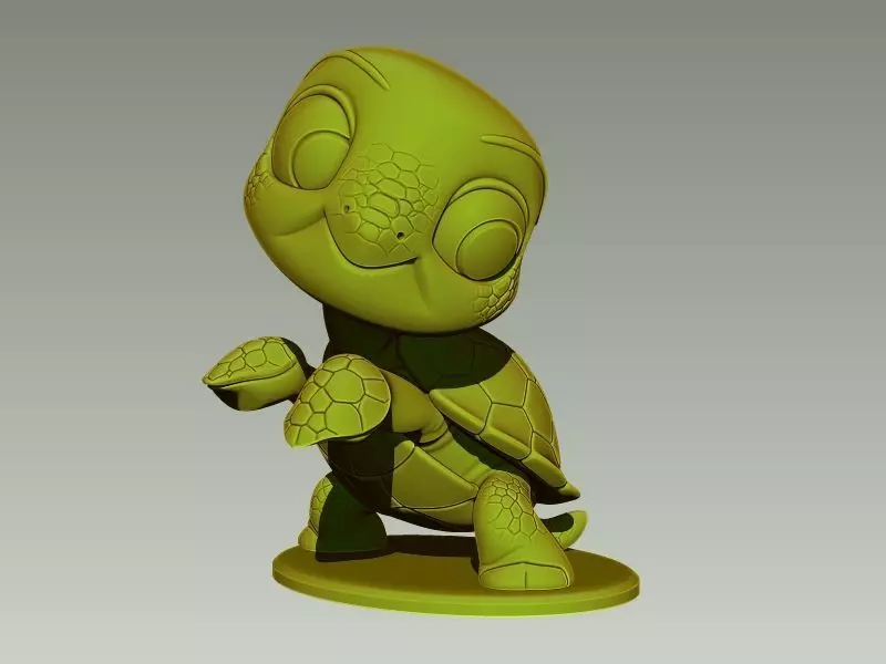 Kawaii Turtle Baby 3D print model_0