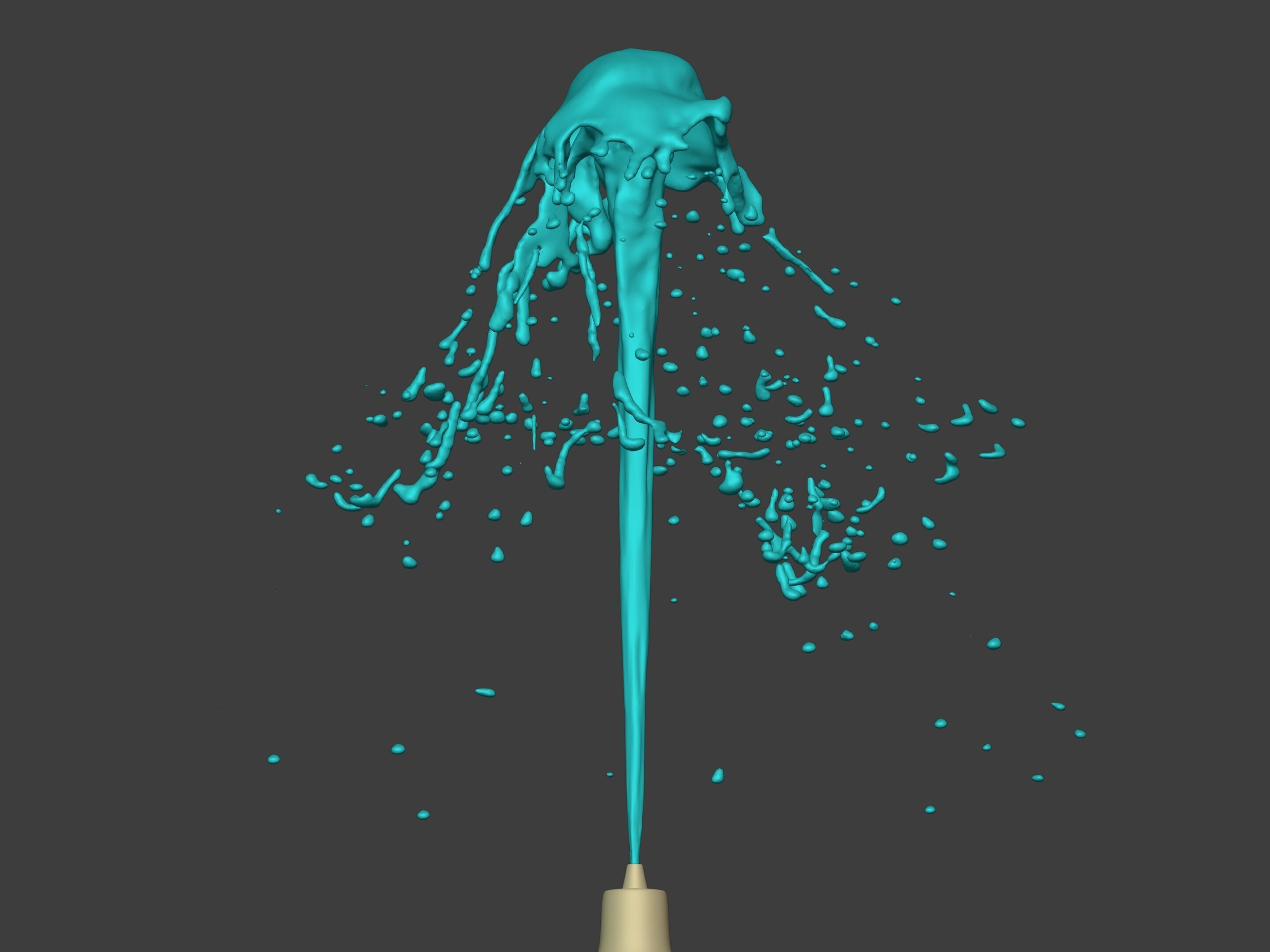 Classic Fountain 3D model_14