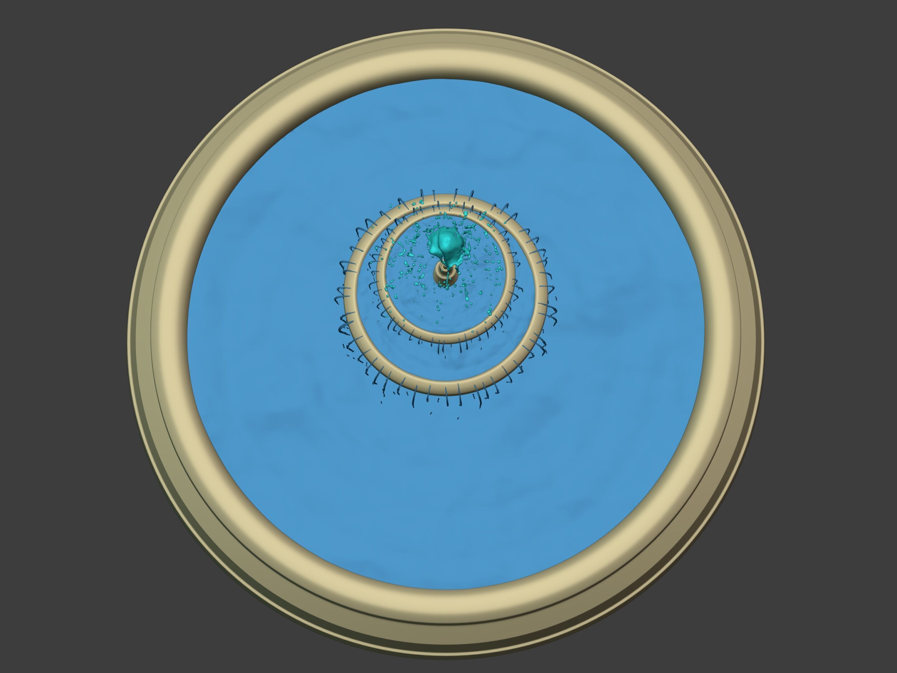 Classic Fountain 3D model_16