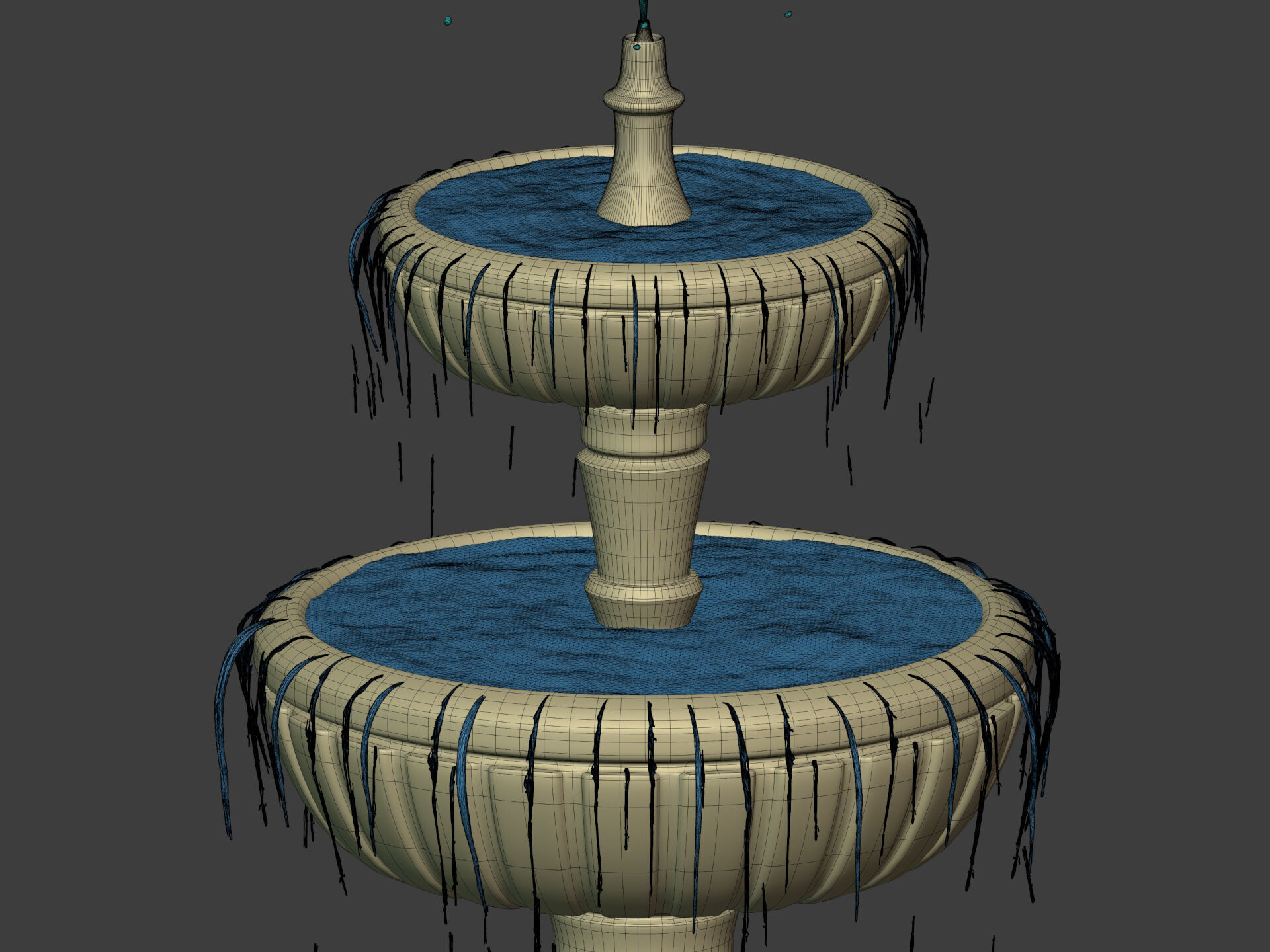 Classic Fountain 3D model_11