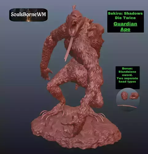 Sekiro Guardian Ape Phase 1 Pose 2