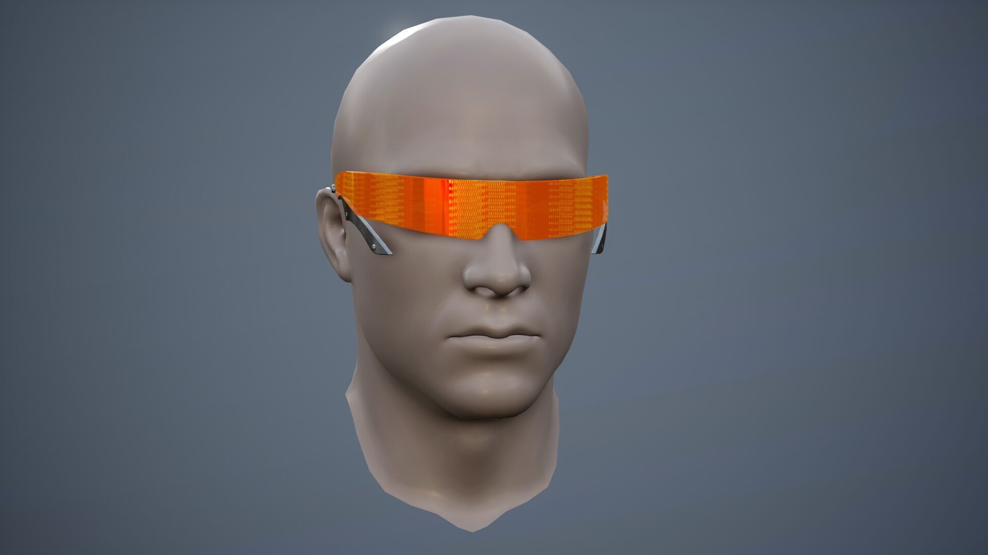 Sci Fi Glasses Goggles v2 Pack Low-poly 3D model_12