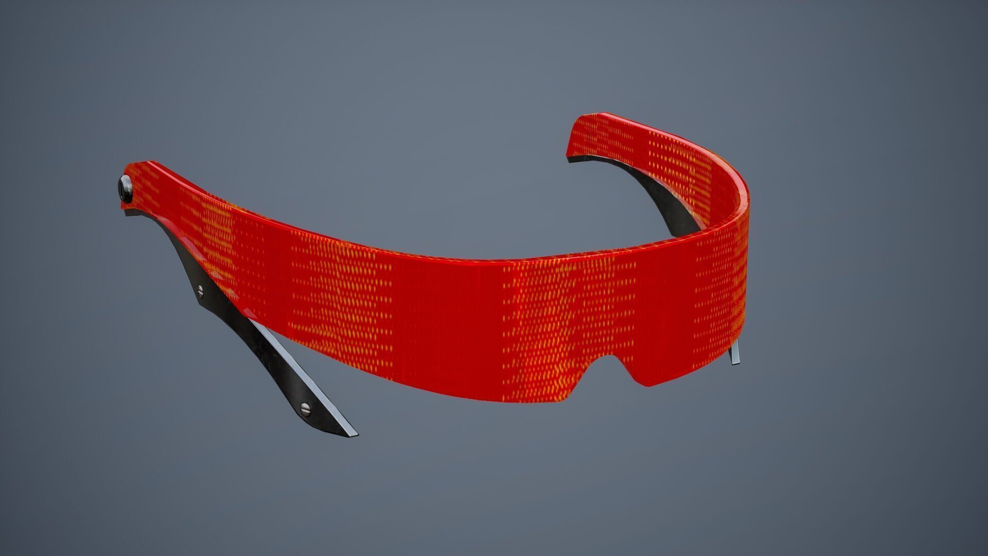 Sci Fi Glasses Goggles v2 Pack Low-poly 3D model_16