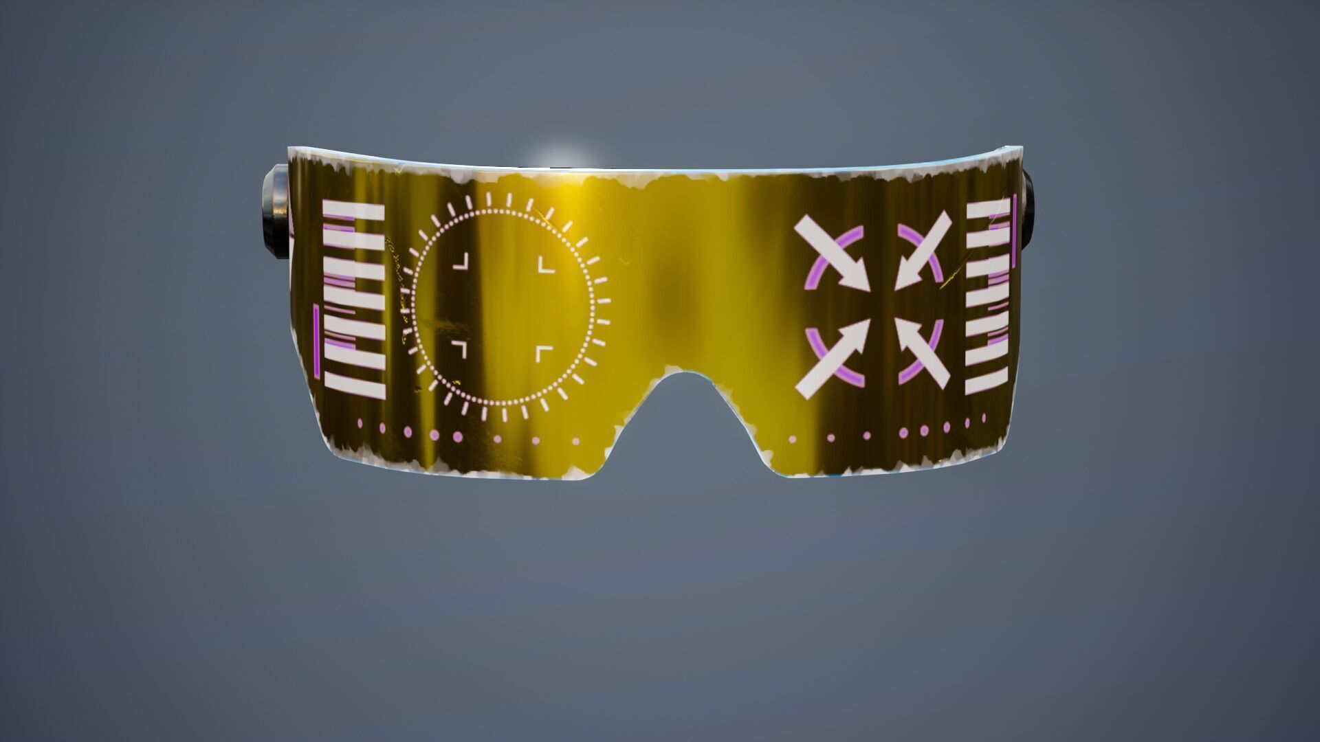 Sci Fi Glasses Goggles v2 Pack Low-poly 3D model_15