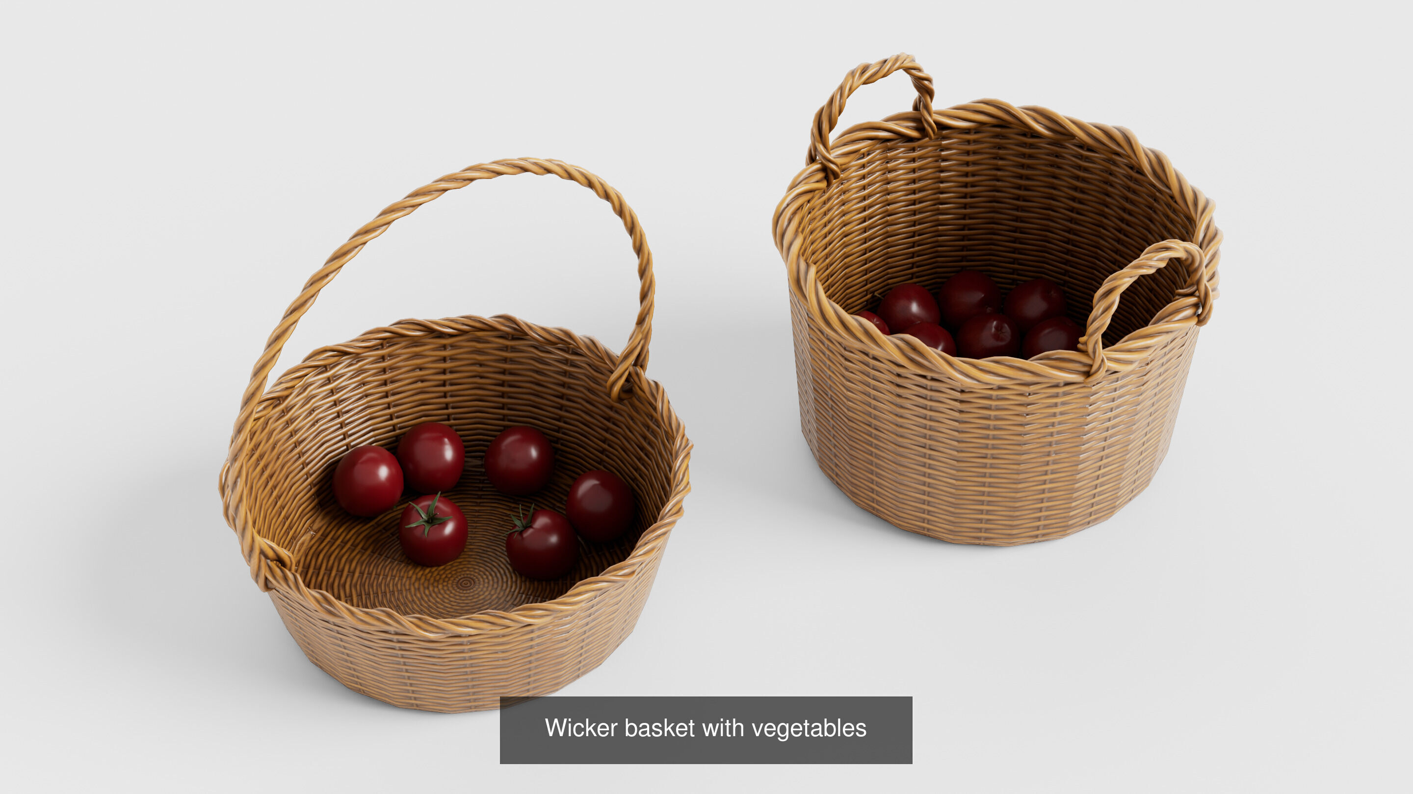 25 variant wicker Basket Collection Vegetable Props _2