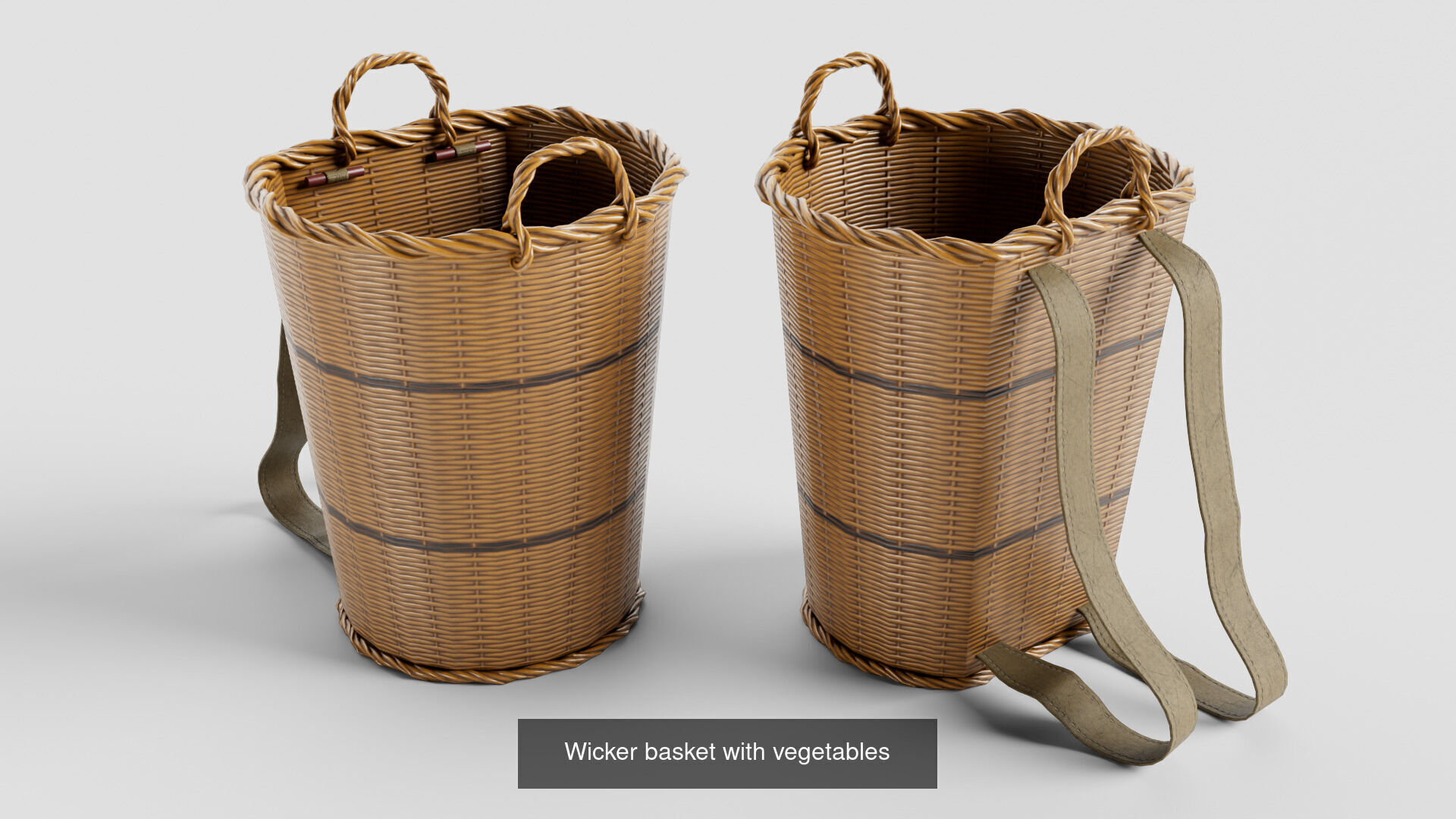 25 variant wicker Basket Collection Vegetable Props _1