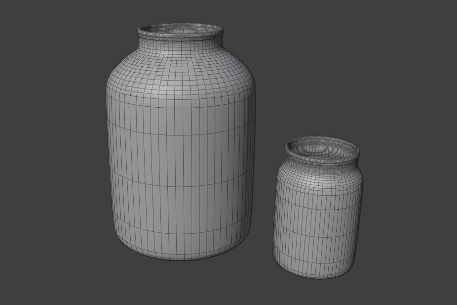 Jar blender 3d 3D model_3