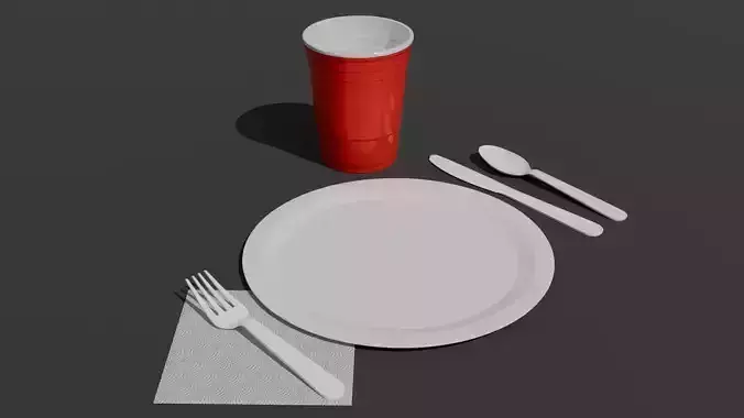Barbecue Cookout Place Settings