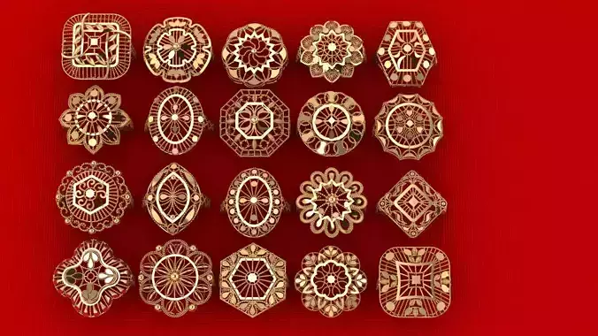 Arabian Ring 3 3D print model