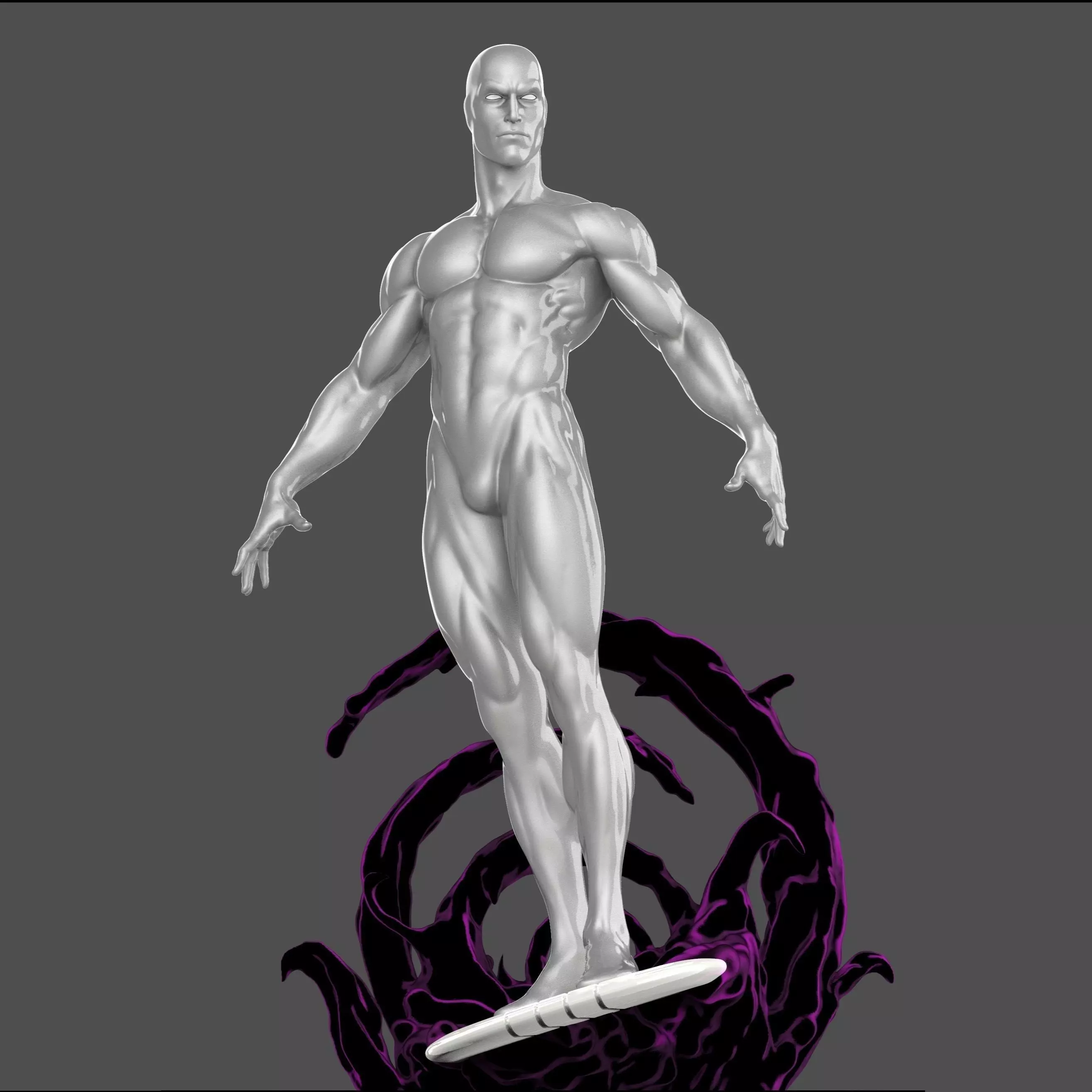 Silver Surfer marvel 3D print model