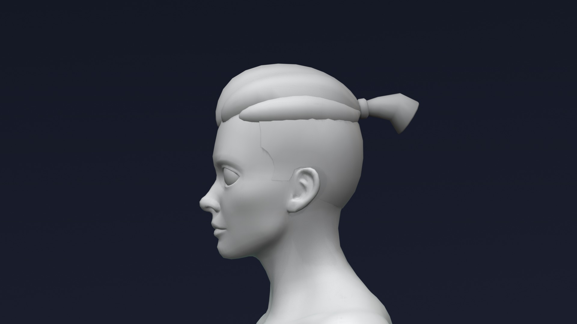 Stylized Female Body Base Mesh Variations 3D Model Collection_40