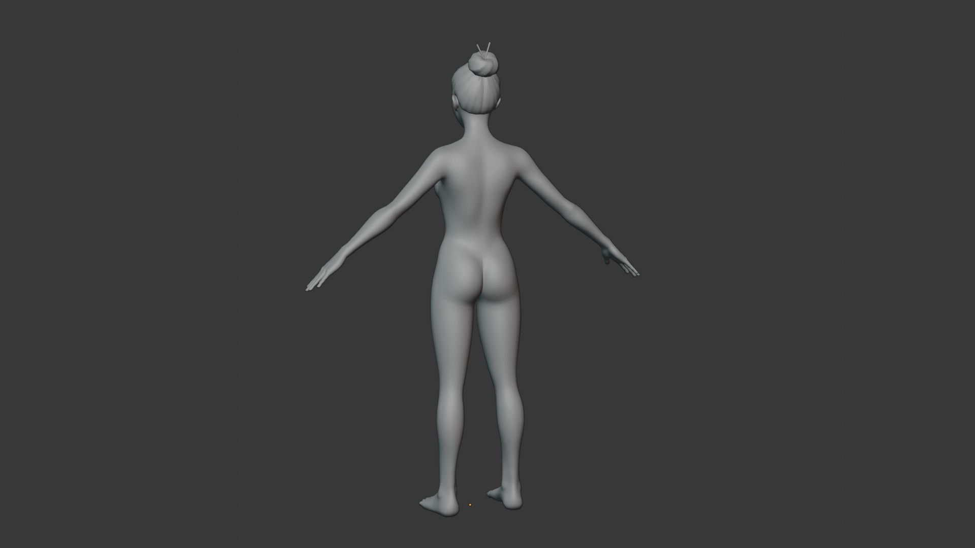 Stylized Female Body Base Mesh Variations 3D Model Collection_24