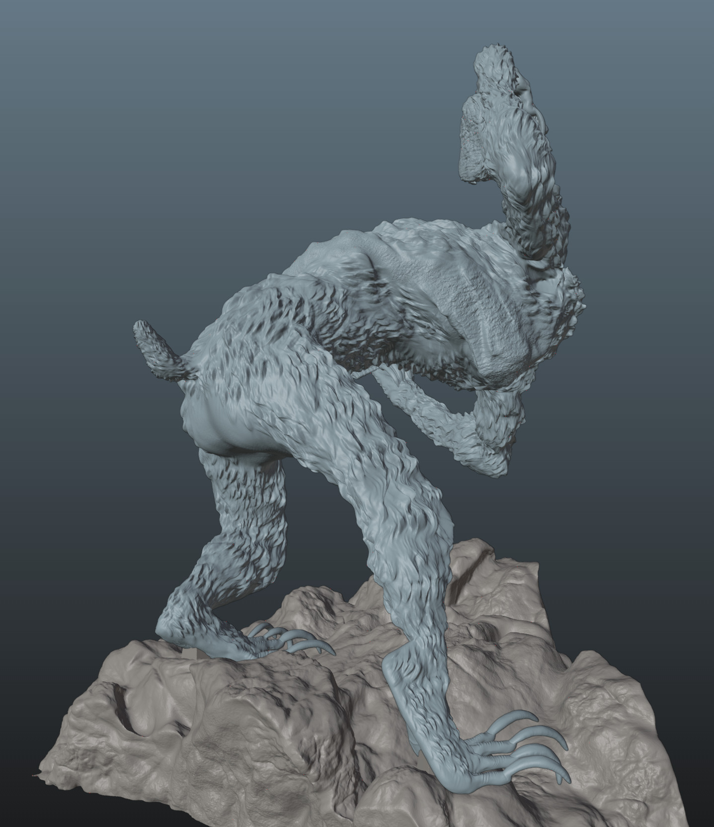 Sekiro Guardian Ape Phase 2 3D print model_4