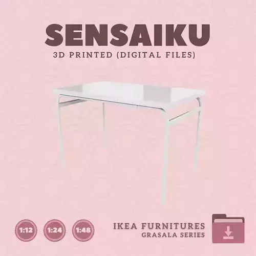 3 GRASALA Table 43 In for Dollhouse - IKEA - 3D Print