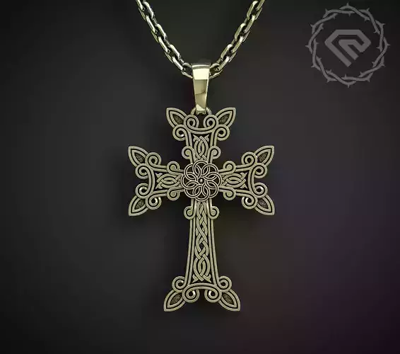 KHACHKAR ARMENIAN CROSS 55 mm