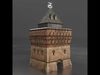 Dmitrievskaya Tower - Nizhny Novgorod Kremlin Low-poly 3D model_1