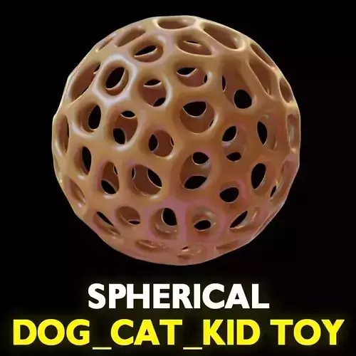 Dog Cat Kid Toy Ball 3D print model