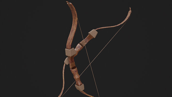 Bow Game Ready Model Low-poly 3D model