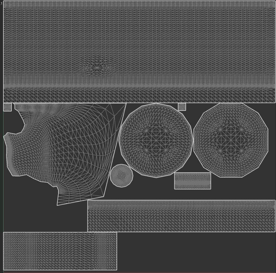 Ramadan Mobile Cart Low-poly 3D model_25