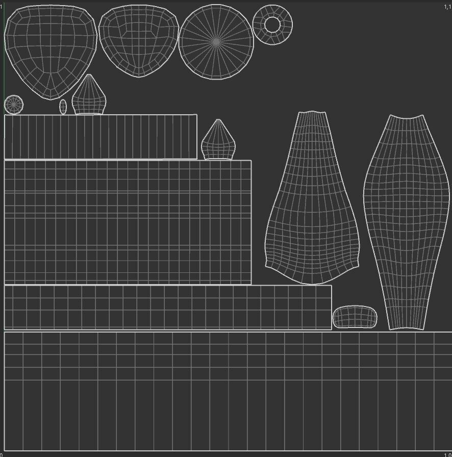 Ramadan Mobile Cart Low-poly 3D model_27