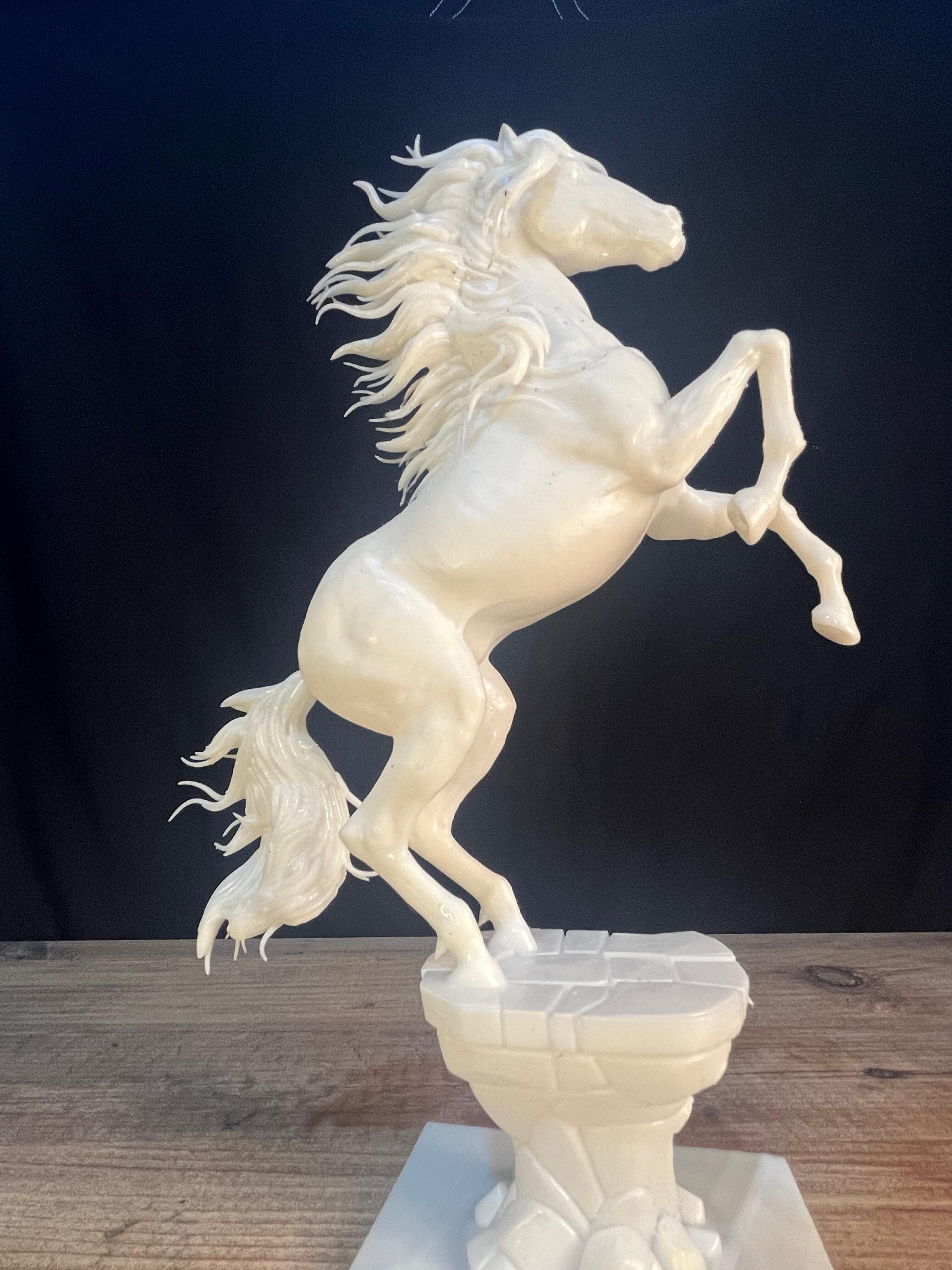 Realistic Horse Figurine  3D Printable STL Model Animal Statue  Free 3D print model_4