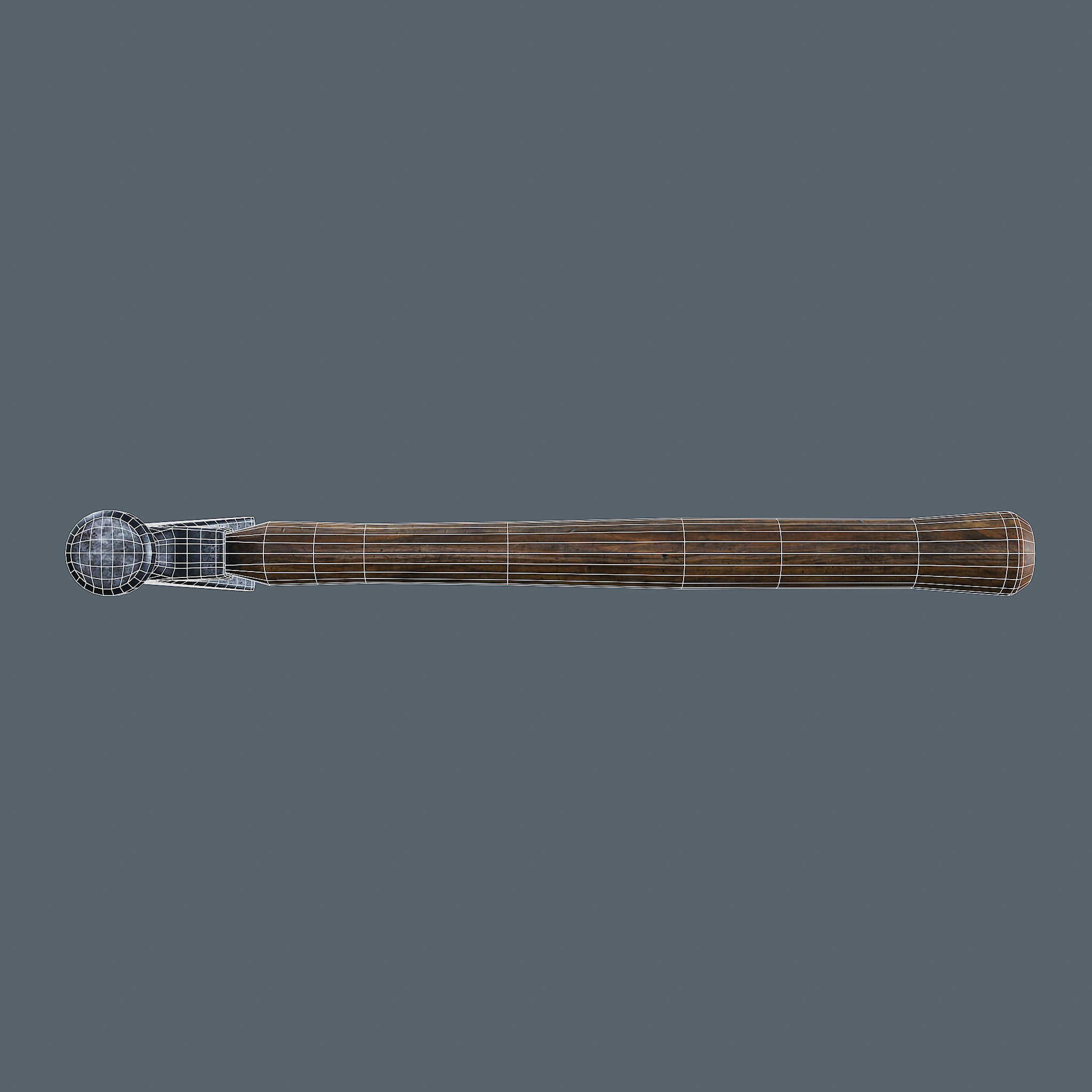 Old Hammer - PBR Game Ready Low-poly 3D model_10