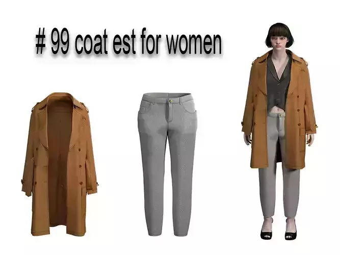 99 coat set for women