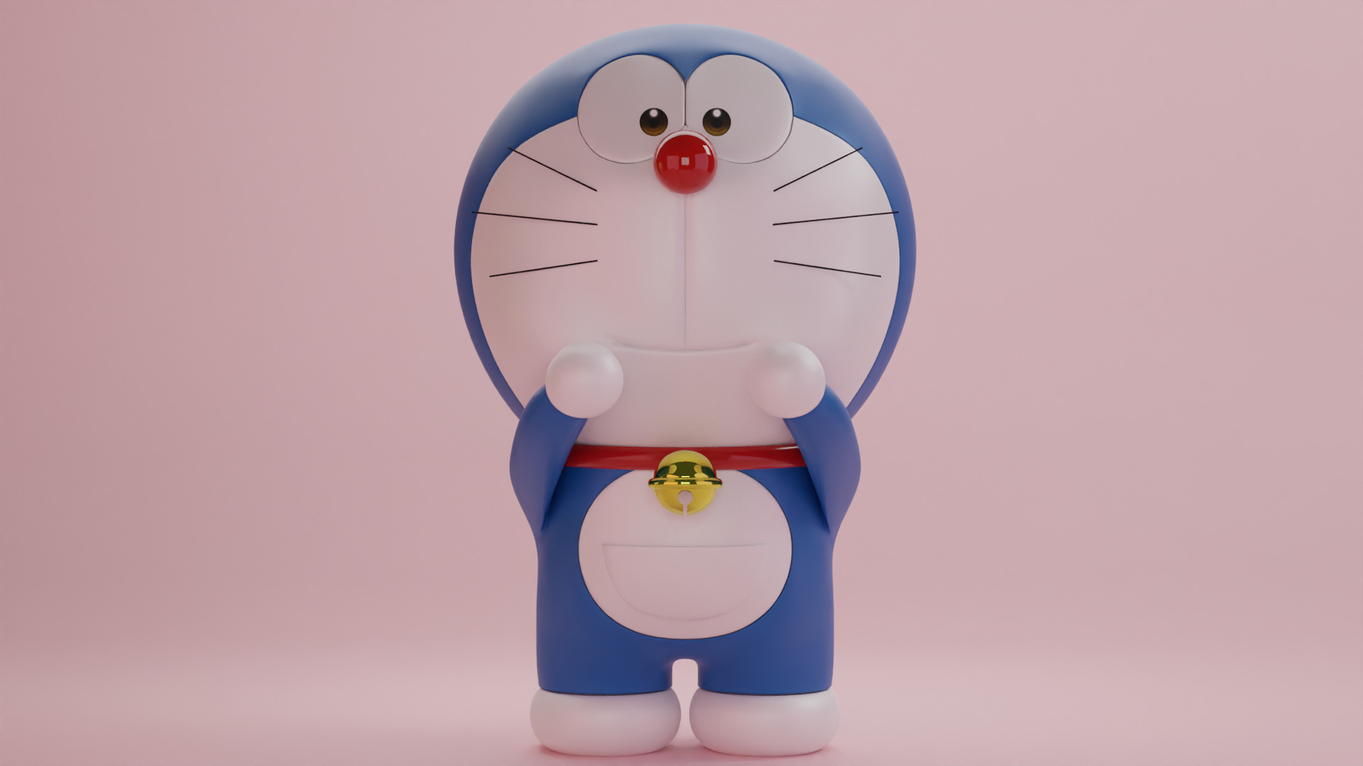 Doraemon and Dorami 3D model_20