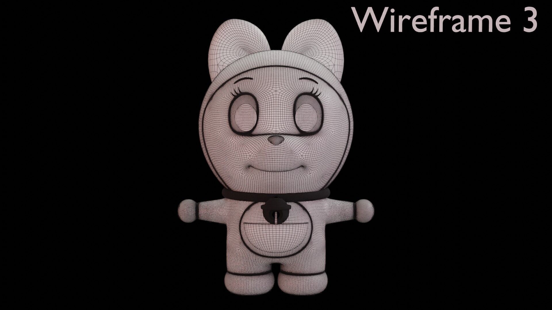 Doraemon and Dorami 3D model_37