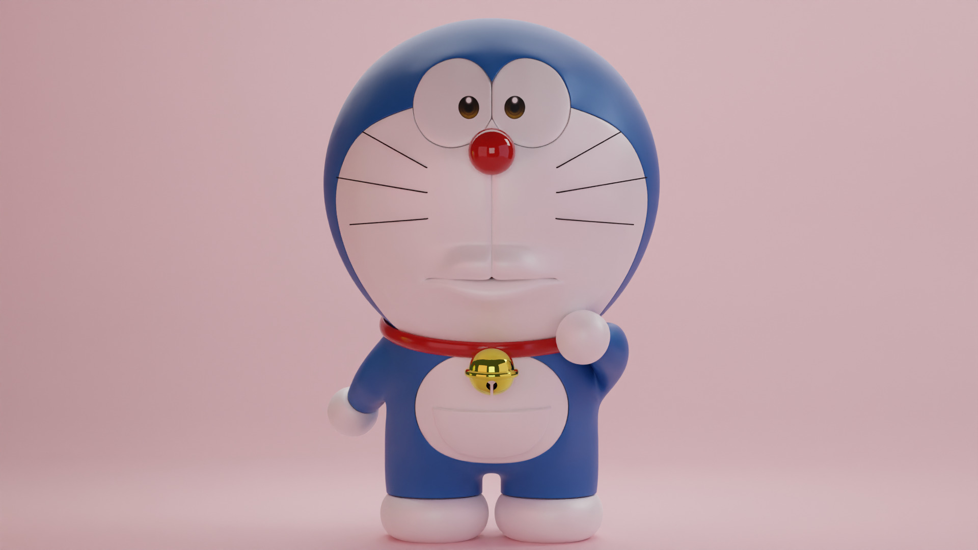 Doraemon and Dorami 3D model_18