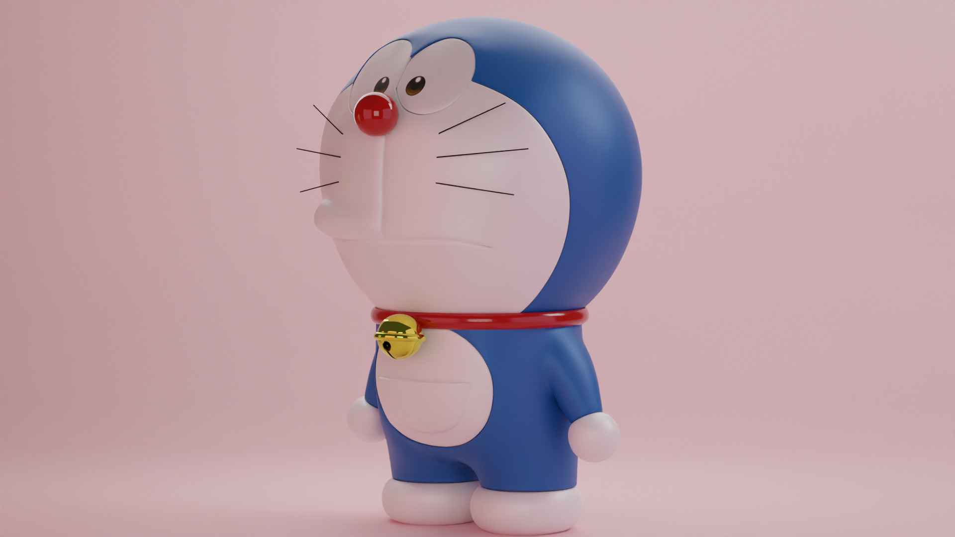 Doraemon and Dorami 3D model_26