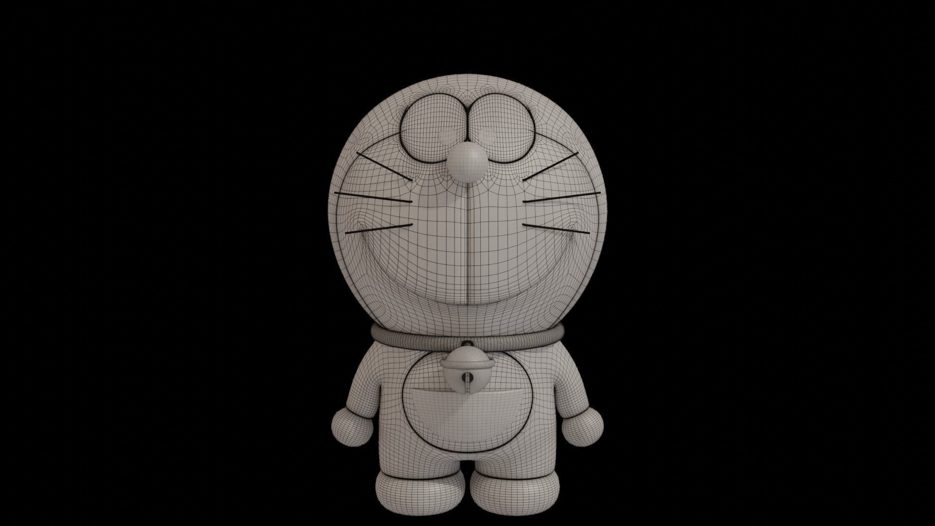 Doraemon and Dorami 3D model_33