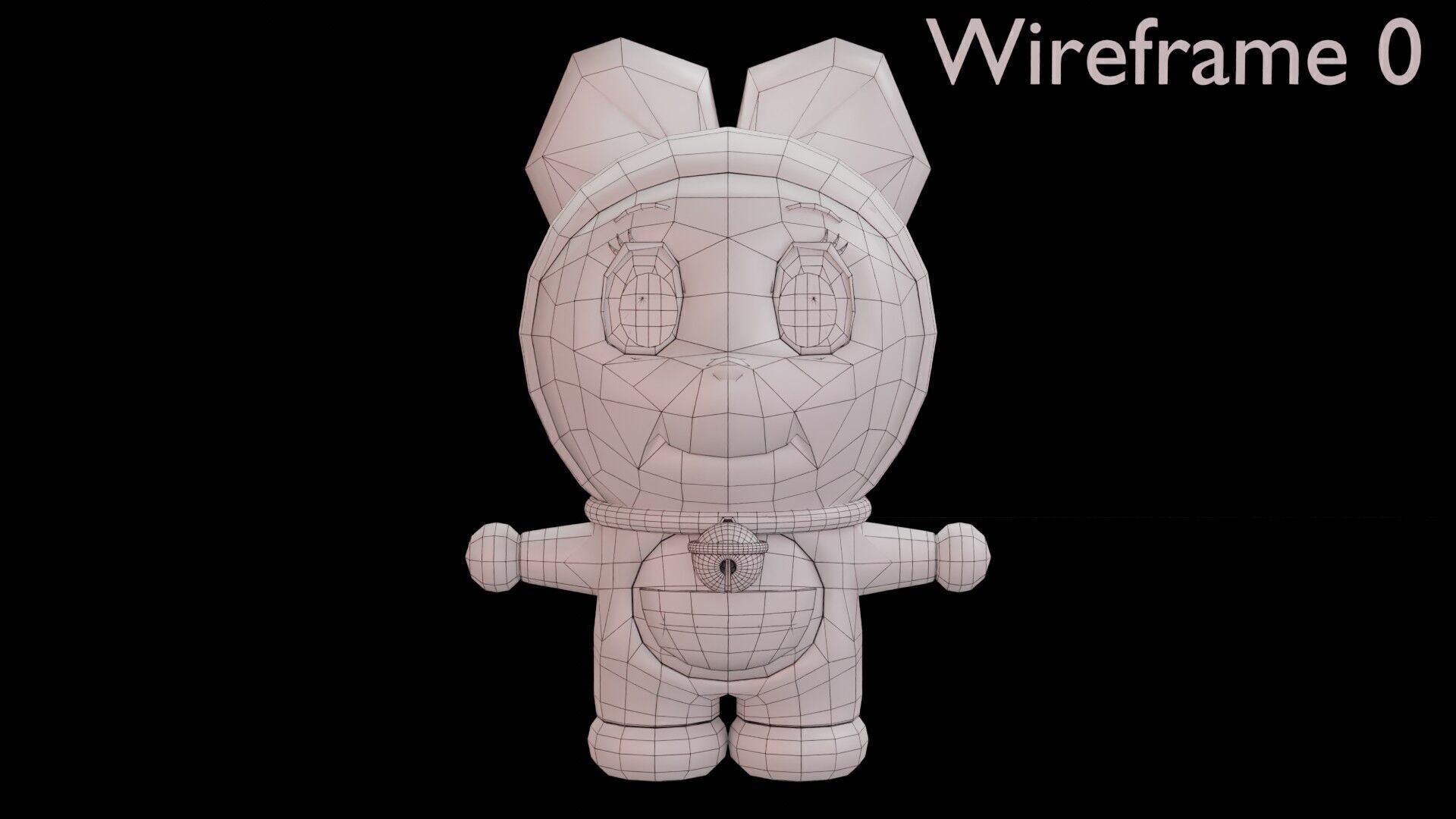 Doraemon and Dorami 3D model_34