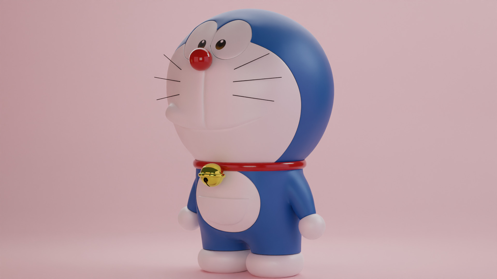 Doraemon and Dorami 3D model_24