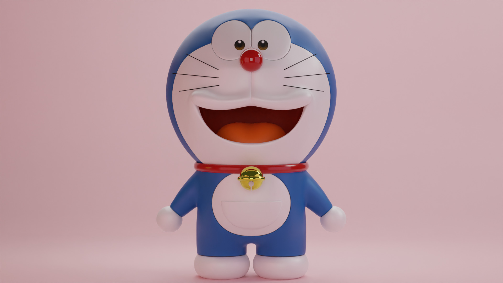 Doraemon and Dorami 3D model_16