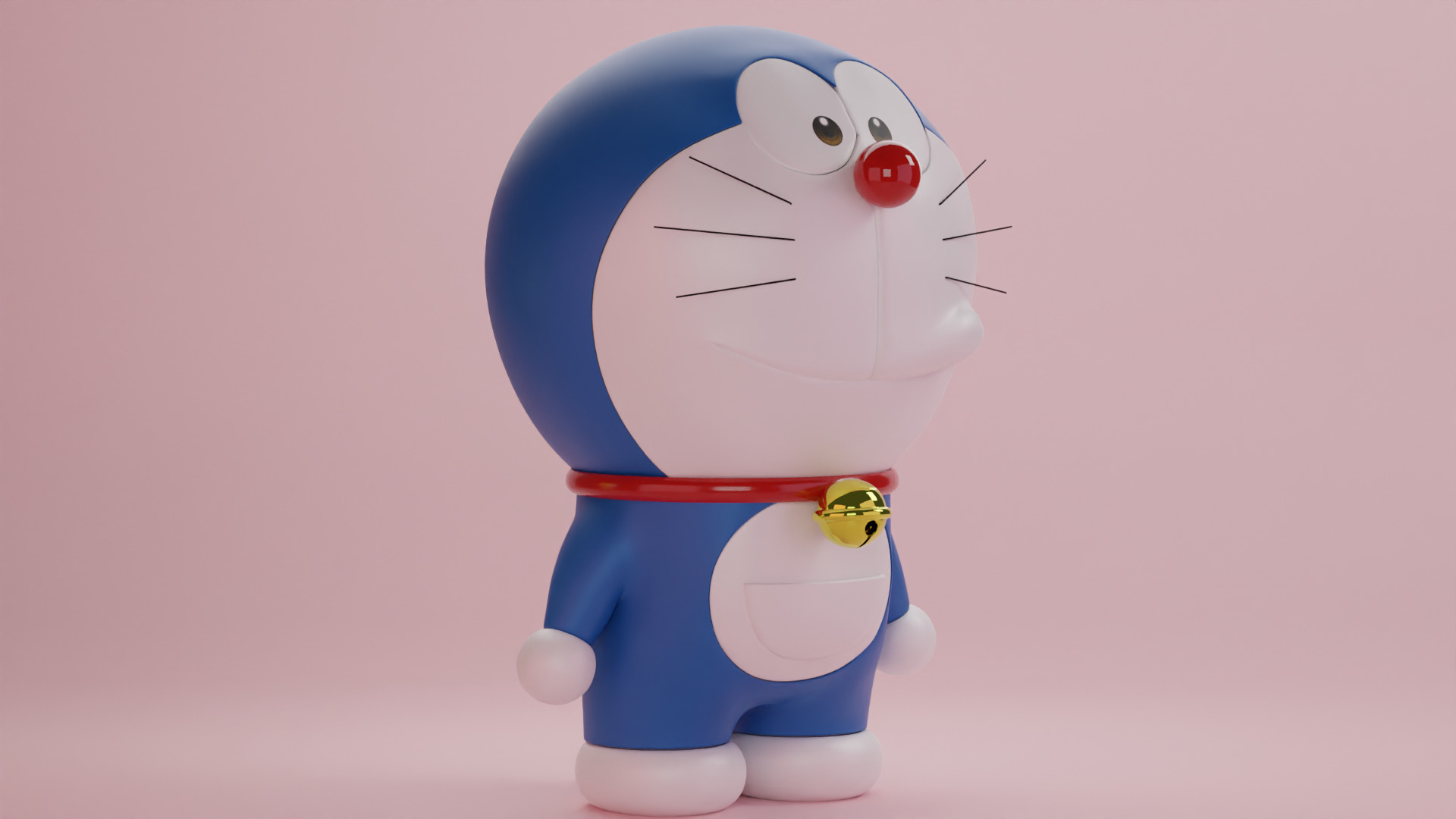 Doraemon and Dorami 3D model_23