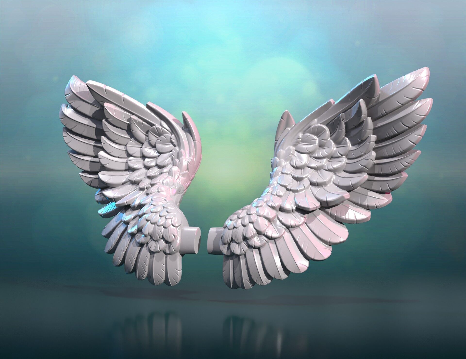 Angel Wings 3D print model_2