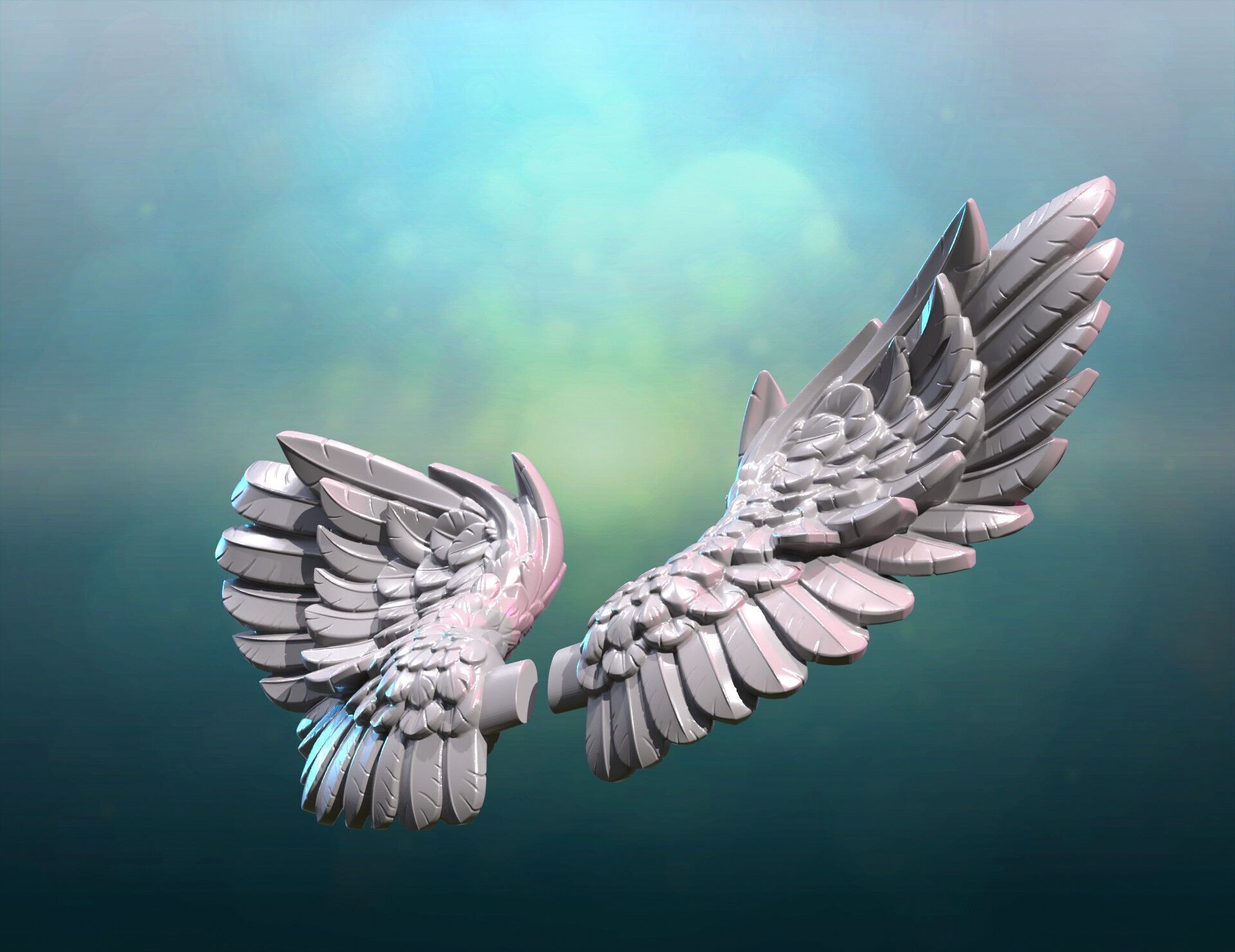 Angel Wings 3D print model_5