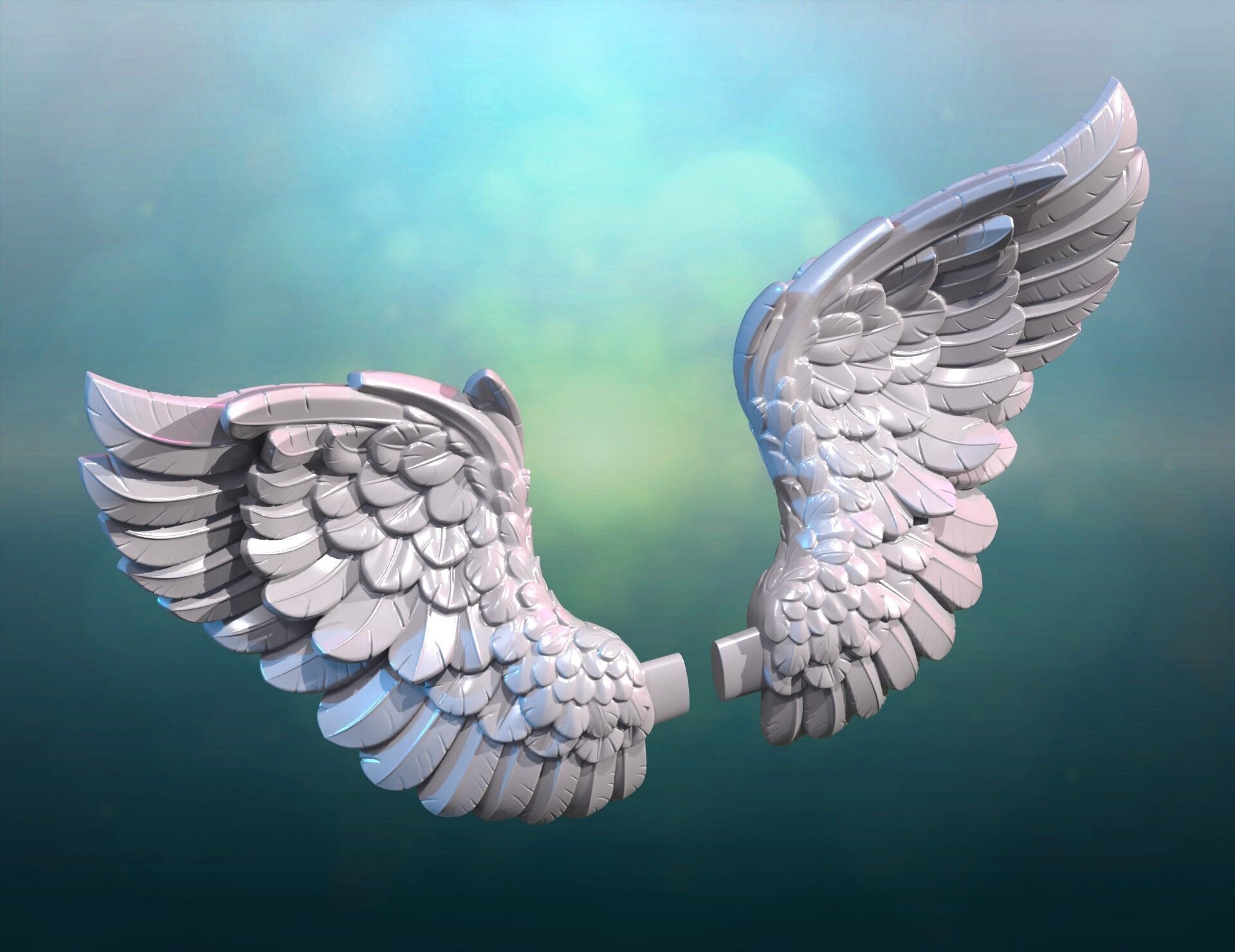 Angel Wings 3D print model_6