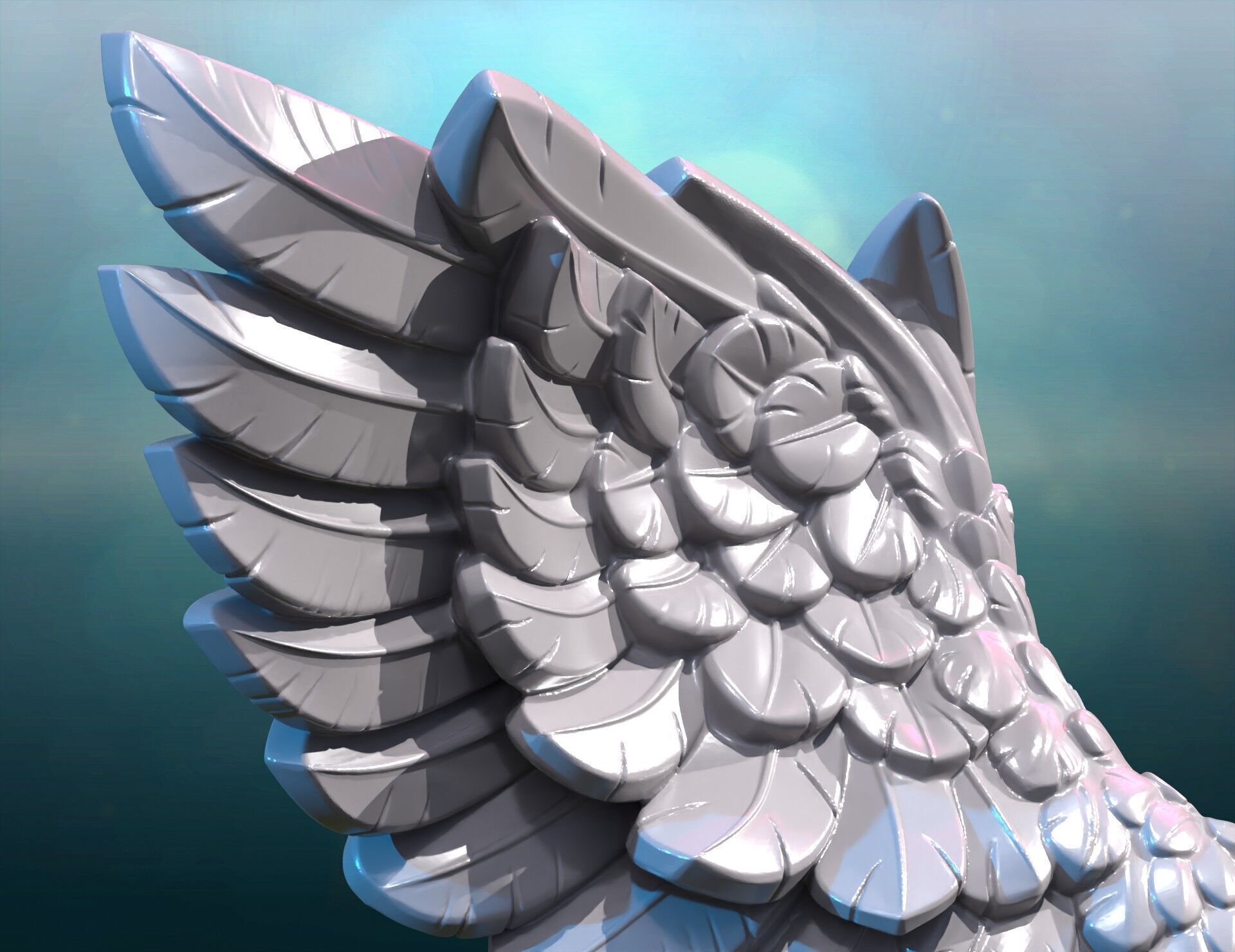 Angel Wings 3D print model_9