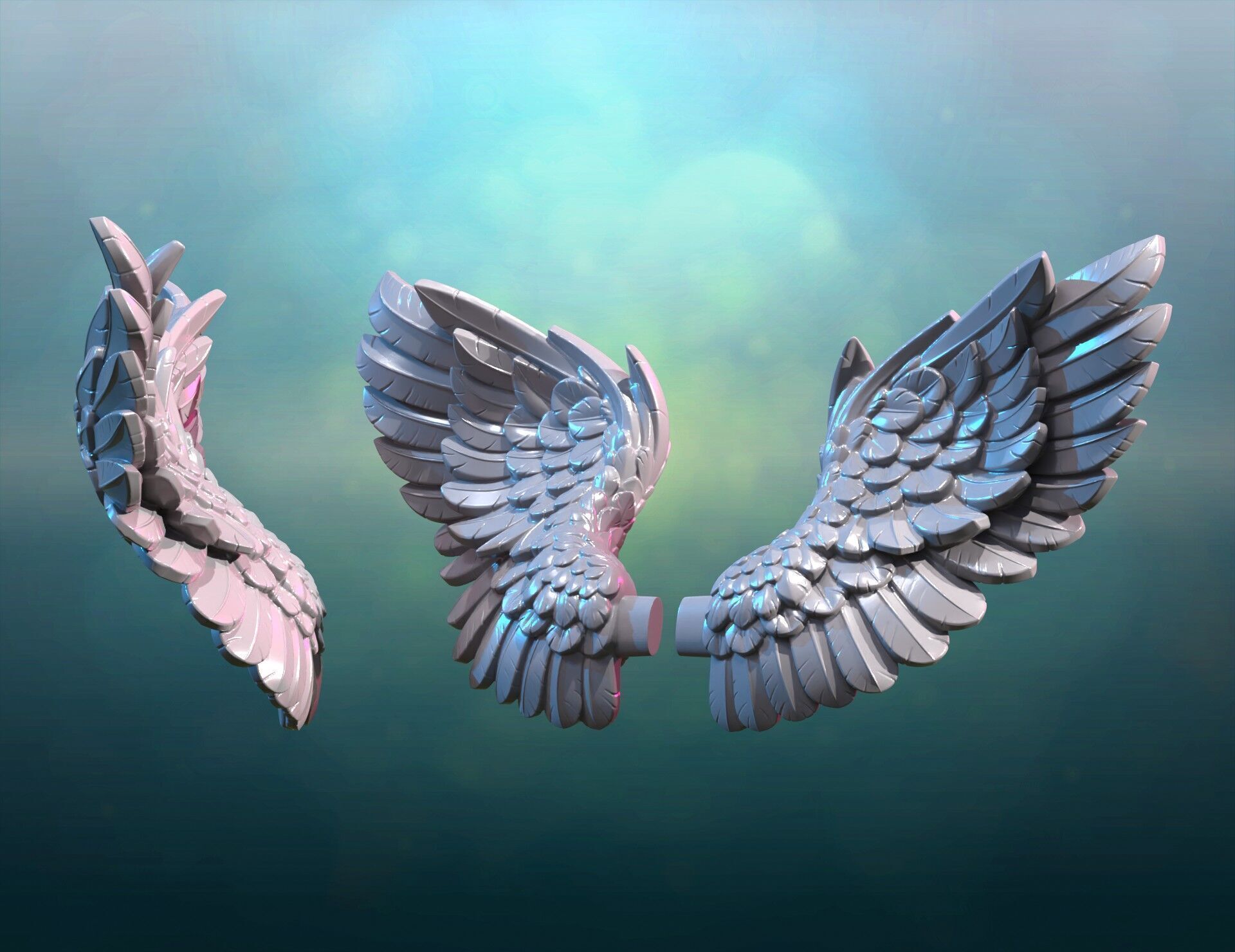 Angel Wings 3D print model_4