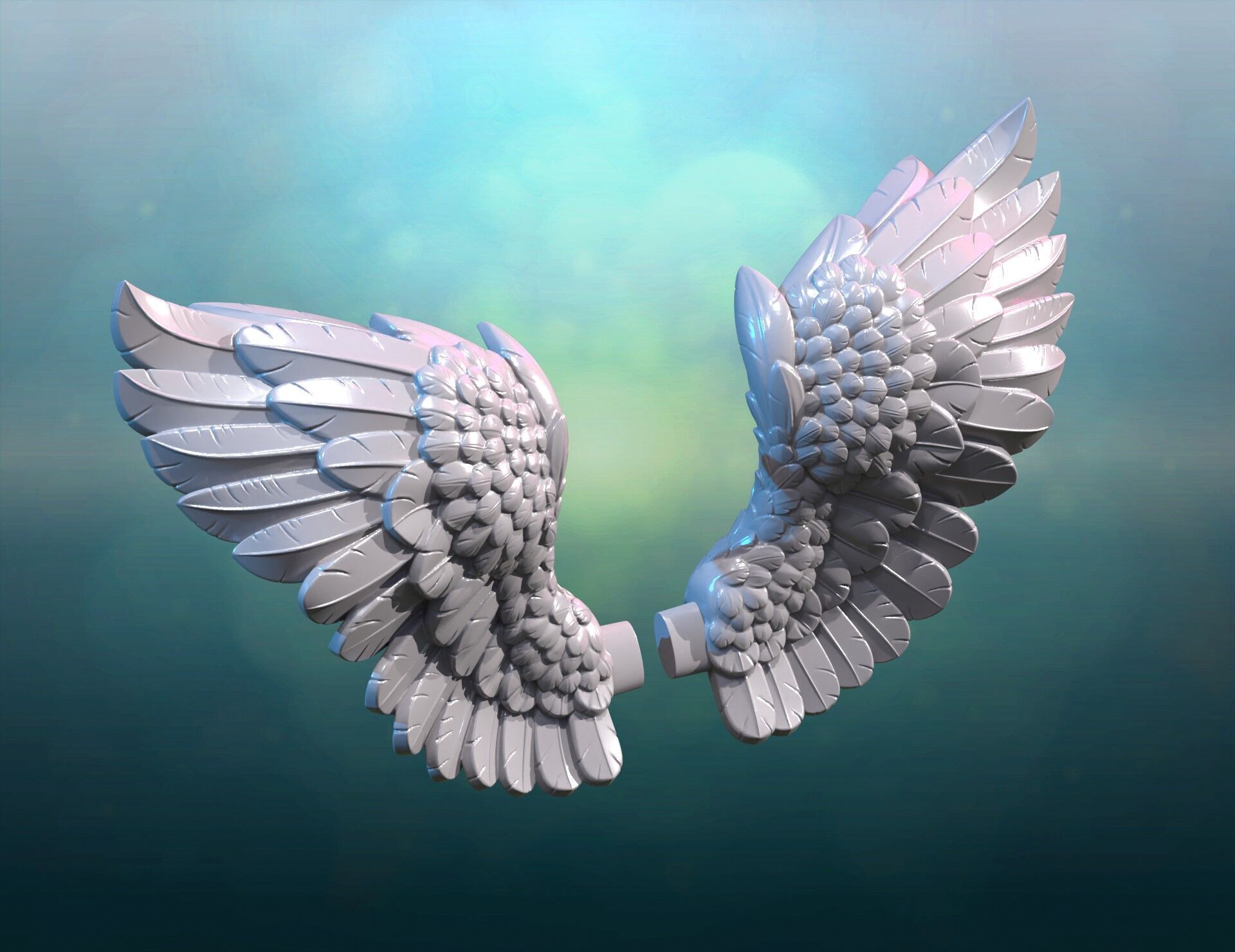 Angel Wings 3D print model_7