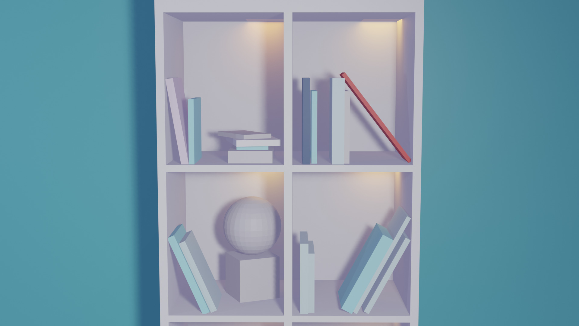 A room of primitives Free low-poly 3D model_3