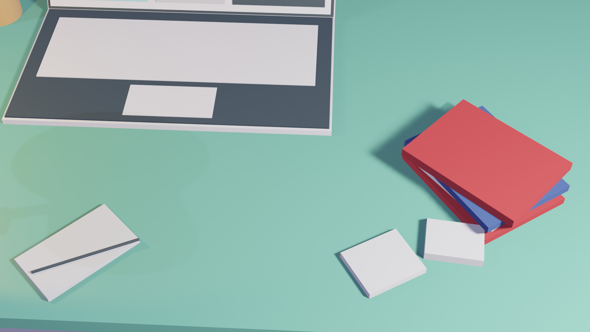 A room of primitives Free low-poly 3D model_4