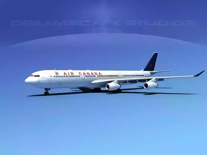 Airbus A340-600 Air Canada 3D model